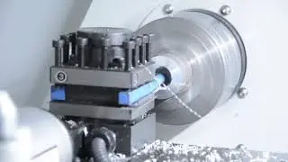 Flat bed CNC lathe or turning center