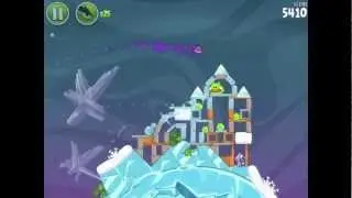 Angry Birds Space Cold Cuts 2-21 Walkthrough 3-star
