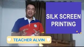 Paano Silk Screen Printing? Tutorial: Arts 6 (Tagalog) Silk Screen Printing 2 (Credit to the owner)