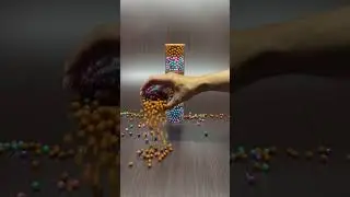 ASMR Reverse Beads Video = Chill Mode Activated 🎮 #satisfying #reverse