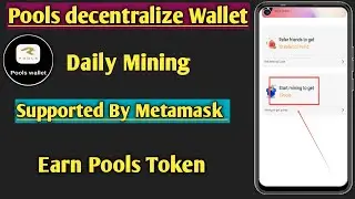 Pools Dencentralize Wallet | How To  Create  Pools Account | Mining App | Free Online  Income