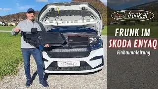 Einbauanleitung Frunk (vorderen Kofferraum) im &Scaron;koda Enyaq #skodaenyaq #elektroautos