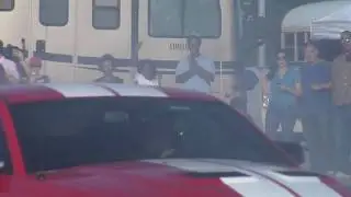 Kendall Motor Oil Burnout with a Mustang