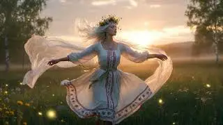 Midsummer Night Veil: Nordic Celtic Instrumental | Shimmering Nyckelharpa & Flute