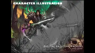 Digital Painting Process - WoW Character Illustration
