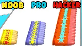 NOOB vs PRO vs HACKER | In Bullet Stack | Levels 35-48 | B8 Gamer