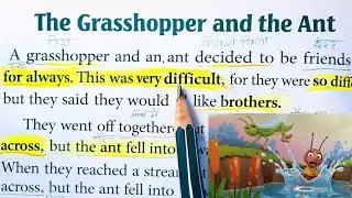 The Grasshopper and the Ant | English Story Explanation 