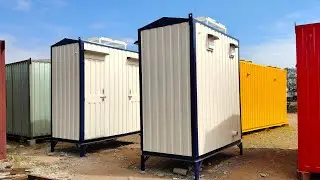 4&times;8 Portable Toilet 🚽🪠 Cabin #toilet #portable #cabin 