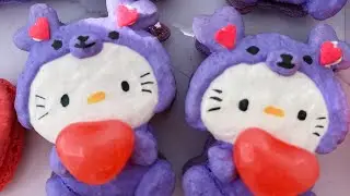 Hello Kitty Macarons #hellokitty #macaron #馬卡龍