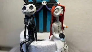 Jack and Sally Cake toppers