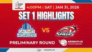 Galeries vs. Cignal - 1st Set Highlights