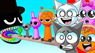 SPRUNKI BUDDIES CARS VS MR BLACK