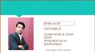 html lecture 3 # html #html5 #htmlforbeginner #css3 #basic #webdesign #h1 #hindi #htmlbasic #free