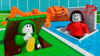Джей Джей и Майки строят и сбегают из Brainrot!? (Maizen Roblox)