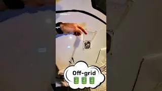 Kamper w trybie Off- grid 🔋⚡️ #obelink #travel #offgrid #stacjaładowania #thermomix