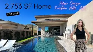 Fountain Hills, AZ |Toll Brothers| Touring Marden Floor plan |Adero Canyon