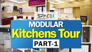 Modular Kitchens Tour | Live Demo at Space Designs Hyderabad & Vijayawada | Ph 8500844447
