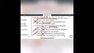 Məchul n&ouml;v ( Passive Voice ) test izahı I G&uuml;nel Qacar