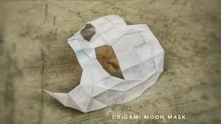 low poly Moon Mask