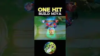 😱 WATCH THIS - BEST BUILD MIYA 2024❗ (ONE HIT) ~ MLBB 🔥 #mobilelegends #onehitbuild #miya #shorts