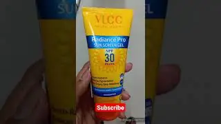 VLCC SUN SCREEN GEL | SPF 30 SUN SCREEN | #shorts