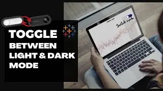 Switch between Dark and Light Mode in Tableau | Toggle button in Tableau