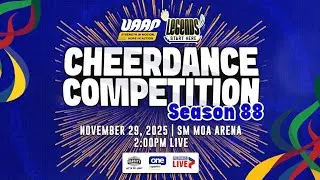 UAAP Season 88 Cheerdance Competition on One Sports & UAAP Varsity Channel - Title Card (2025)