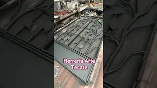 puerta art&iacute;stica de herreria #herreria #welding
