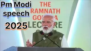PM MODI SPEECH, IN RAMNATH GOENKA LECTURE PROGRAM 2025 !