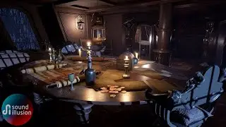 Haunted Ship Ambience | Captains Sleeping Quarters