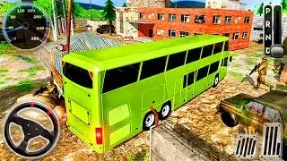 Offroad Army Bus Driver US Soldier - Transport Duty Driving Simulator - Android GamePlay