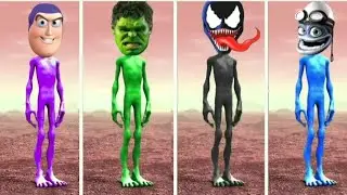 Alliance Heroes Transformation &ndash; Hulk, Venom, Buzz & Crazy Frog on Alien Planet ! #3