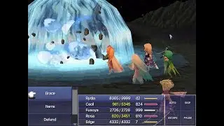 Final Fantasy IV iOS - Fusoya + Ultima Proto-Babil Kill