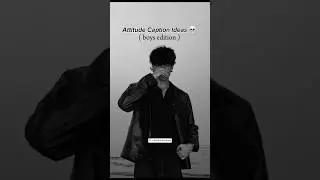 Attitude caption ideas 💀| Attitude caption for instagram 💡#quotes #caption #aestheticvideo #shorts