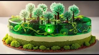 Satisfying Jelly Cake World 🌙 ASMR | Relaxing No Talking
