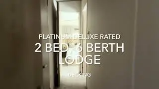 23018K &ndash; Kensington area, 2 bed, 6 berth lodge with decking