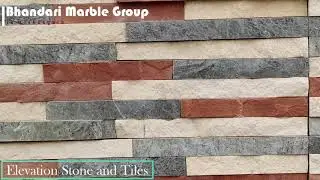 Elevation Stone Tiles in Kishangarh Part 2 : #Elevationstone #wallgladding