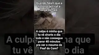Quando falam que Fnaf &eacute; ruim pra mim: #fivenightsatfreddys #fnaf #memes