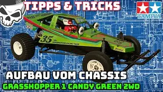 Aufbau Video Tamiya Vintage RC Grasshopper ONE Candy Green Editon Spezial