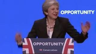 Theresa May's cringe worthy dance at Tory conference meme