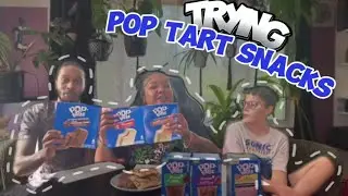 Pop Tart Ice Cream/ New Pop Tart Taste Test + My Nephew Loses His Mind 💀😂🍦