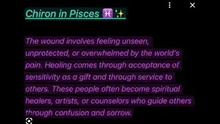 '🌕🌚Chiron In Pisces♓🦄Spiritual Meaning🌚🌕.! 01/10/26