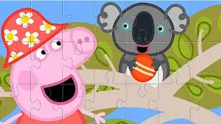 Puzzle Peppa Pig and Koala! 🐨 Пазл Свинка Пеппа и Коала!