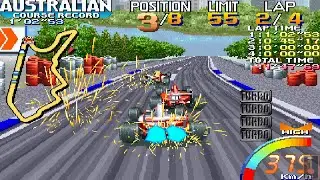 Slip Stream - Sega System 32 - World Championship - Best Balance - Completo/Full