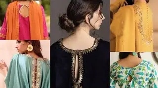 stylish back neck designs 2025||Back neck designing ideas || elegant dress designing