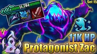 Perfect Form 4 Star 11,704 HP Zac!! | TFT Set 15 | Teamfight Tactics | #teamfighttactics #tft
