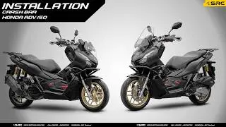 HONDA ADV 150 CRASH BAR INSTALL