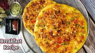 Easy Moong Dal Breakfast Recipe | मुंग दाल का चिला | yellow lentil uttappam Recipe |No fermentation 