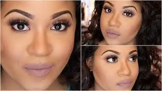 Mauve/Gray Cool Tone Makeup Tutorial | NitraaB