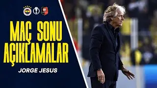 Teknik Direkt&ouml;r&uuml;m&uuml;z Jorge Jesus'tan Ma&ccedil; Sonu A&ccedil;ıklamalar